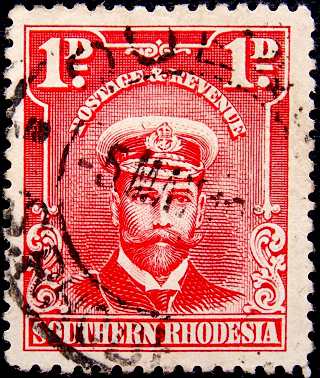 Родезия Южная 1924 год . Король Георг V в морской форме . 1 p . (1)